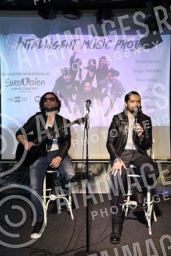 The press conference of the Bulgarian representative at the Eurovision Song Contest Ronnie Romero was held in Wurst Platz.Konferencija za medije bugarskog predstavnik na Eurosongu   Ronijea Romera odrzana je u Wurst Platzu.