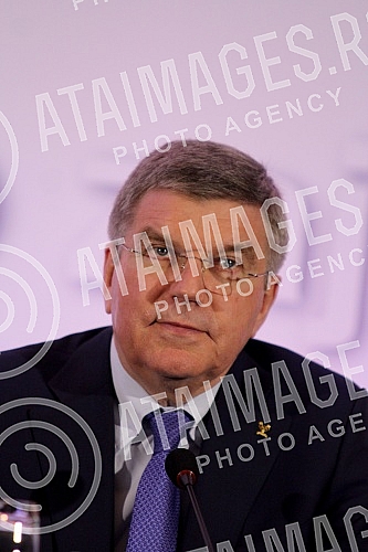 Poseta Tomasa Baha (Thomas Bach) predsednika Medjunarodnog Olimpijskog komiteta (International Olympic Committe) Beogradu. Konferencija odrzana u Crowne Plaza.