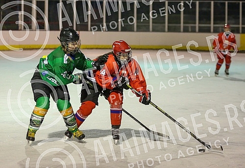 The match of the women's hockey team Serbian girls against Ljubljana's Olimpija was played as part of preparations for the historic, first appearance at the IIHF World Championship III Division B Group, which will be held in Belgrade in March.
Utak The match of the women's hockey team Serbian girls against Ljubljana's Olimpija was played as part of preparations for the historic, first appearance at the IIHF World Championship III Division B Group, which will be held in Belgrade in March.
Utak
