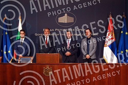 The Minister of Construction, Transport and Infrastructure of Serbia, Tomislav Momirovic, and the Ambassador of Bulgaria to Serbia, Petko Dojkov, on behalf of the Ministry of Transport and Communications of Bulgaria, signed an agreement on cooperatio