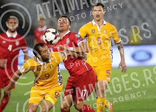 The match between the national teams of Serbia and Moldova within the qualifications for the World Cup in Russia 2018.Utakmica izmedju reprezentacija Srbije i Moldavije u okviru kvalifikacija za Svetsko prvenstvo u Rusiji 2018.
