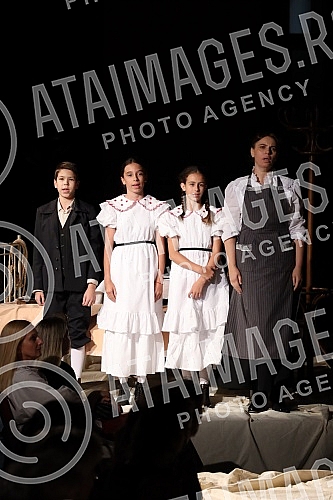 The premiere of the play The premiere of the play