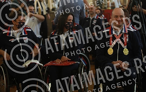 A solemn welcome and conference of the Serbian Paralympic team 