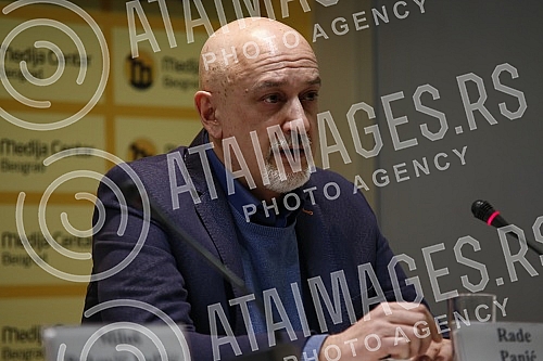 The press conference of the Coalition We Must, at which the program for labor and social rights was presented.Konferencija za novinare Koalicije Moramo na kojoj je predstavljen program za rad i socijalna prava.