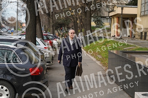 The lawyers of the accused Zoran Bastovanovic are coming to the Special Court in the case of 