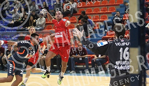 Utakmica SUper Kup-a Srbije u Rukometu odigrana u Arandjelovcu - SC Sumadija izmedju RK Vojvodina (Novi Sad) i RK Spartak (Subotica). 