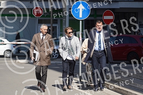 The trial of Dragan Bjelorglic for criminal acts of violent behavior before the First Basic Court in Belgrade begins.