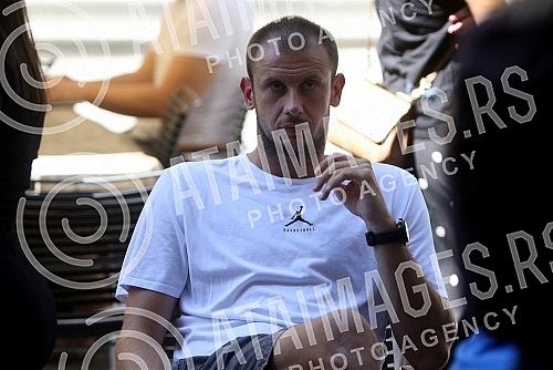 Promotion of new Gillette product hel in kafe Magazin.Promocija novog Zilet (Gillette) proizvoda u kafeteriji Magazin.