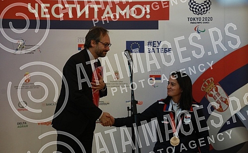 A solemn welcome and conference of the Serbian Paralympic team 