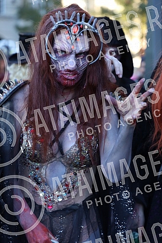 8. Belgrade Zombie Walk is an event organized as part of the 15th Festival of Serbian Fiction Film (October 29 - October 31, 2021), which takes place in the Hall of the Cultural Center.8. Beogradski zombie walk je manifestacija koja je organizovana