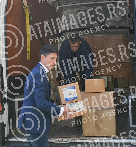 U.S. Embassy officials and the Health Department prepared a donation consisting of drugs and other medical and hygienic devices, canned food and other necessities for Ukrainian citizens, and the donation was handed over to Ukrainian Ambassador to Ser U.S. Embassy officials and the Health Department prepared a donation consisting of drugs and other medical and hygienic devices, canned food and other necessities for Ukrainian citizens, and the donation was handed over to Ukrainian Ambassador to Ser