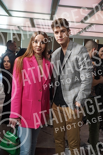 The promotion of the first song 