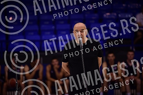 Belgrade basketball clinic Dusan Ivkovic, organized by the Association of Basketball Coaches of Serbia, is held at the Ranko Zeravica Sports Hall in New Belgrade.Beogradska kosarkaska klinika Dusan Ivkovic u organizaciji Udruzenje kosarkaskih trene