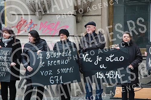 At 3.48 pm in Knez Mihailova Street, the Humanitarian Law Center, Women in Black, the Youth Initiative for Human Rights and the Sandzak Committee for the Protection of Human Rights and Freedoms celebrated 29 years since the crime in Strpci.U 15.48 