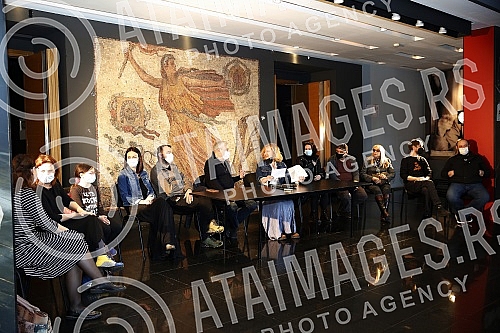 A press conference on the occasion of the premiere of the play 