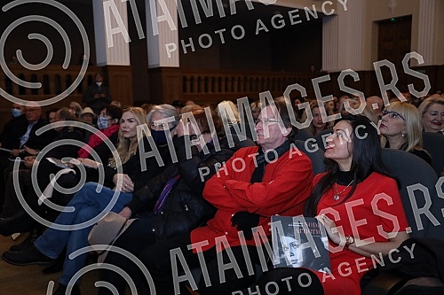 In the Great Hall of the Yugoslav Cinematheque, a promotion of the monograph on Neda Arneric 