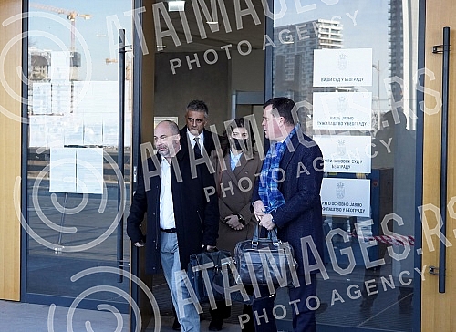 Iva Ilincic gave a statement in the Higher Public Prosecutor's Office regarding the case in which Miroslav Mike Aleksic was accused of sexually harassing and raping his students.Iva Ilincic je u Visem javnom tuzilastvu dala izjavu povodom slucaja u