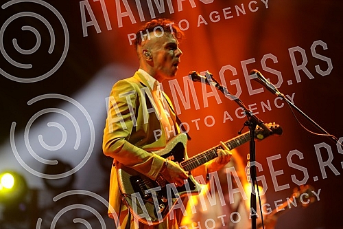 Performance of Israeli singer-songwriter Asaf Avidan on the third day of the Exit Festival 2021 on the Main Stage.Nastup izraelskog kantautora Asafa Avidana treceg dana Exit festivala 2021. na bini Main stage