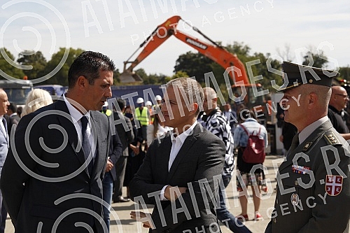  The President of the Republic of Serbia, Aleksandar Vucic, attended the ceremony of laying the foundation stone for the construction of a vaccine factory for the Chinese company Sinofarm, with the joint investment of Serbia, the People's Republic of