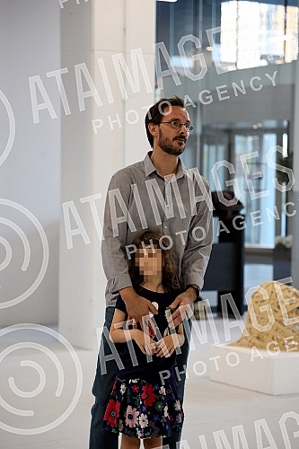 The collective exhibition of sculptures 