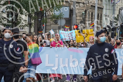 The Pride Parade 2021 under the slogan The Pride Parade 2021 under the slogan