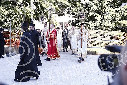 His Holiness Patriarch of Serbia Mr. Porfirije and His Beatitude Archbishop of Ohrid and Macedonia Mr. Stefan, together with all the hierarchs of the Serbian Orthodox Church and the Macedonian Orthodox Church - Ohrid Archbishopric, served the Holy Hi