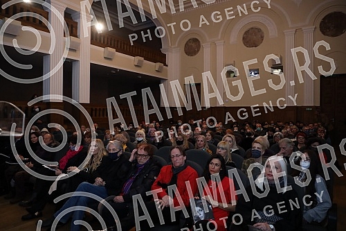 In the Great Hall of the Yugoslav Cinematheque, a promotion of the monograph on Neda Arneric 