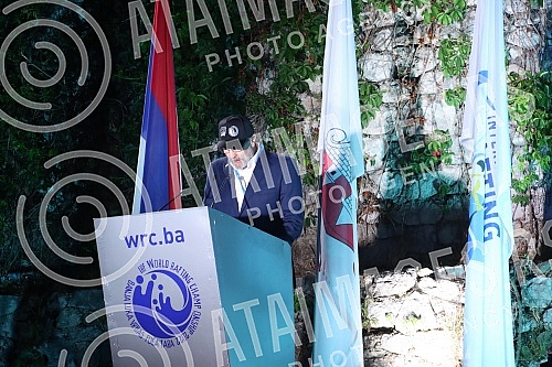 The World Rafting Championship was officially opened in Banja Luka at the location below the Kastel Fortress, and 62 teams from 22 countries will take part in this competition. With a magnificent program, with special light effects and 