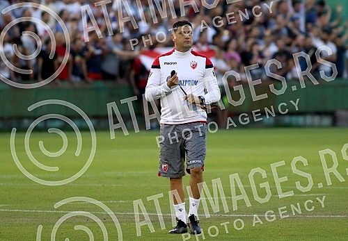 Training of FK Crvena Zvezda football players before qualifying for the Champions League and the match against FK Salzburg.Trening fudbalera FK Crvena zvezda pred utakmicu kvalifikacija za Ligu Sampiona i meca sa FK Salzburg.