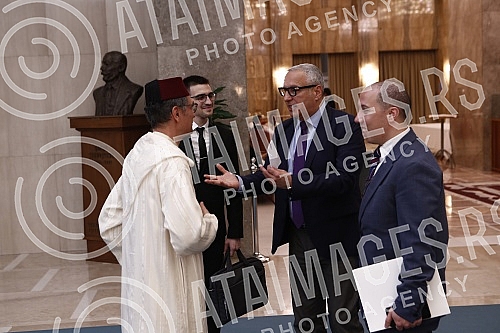 The Embassy of the Kingdom of Morocco organized an event on the occasion of Africa Day in the Palace of Serbia.Ambasada Kraljevine Maroka je organizovala u Palati Srbija dogadjaj povodom Dana Afrike.