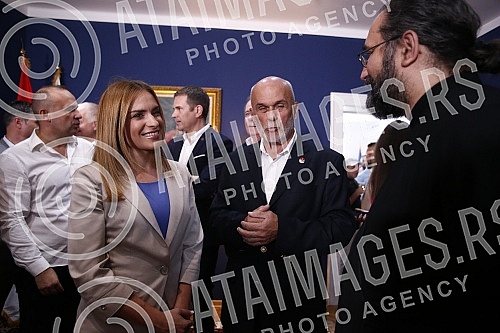 The movement for the renewal of the Kingdom of Serbia by Vojislav Mihailovic marked the party's Patron saint day - Vidovdan.Pokret obnove Kraljevine Srbije Vojislava Mihailovica obelezio je stranacku Slavu - Vidovdan