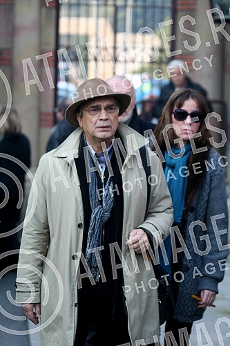 The funeral of Petar Kralj at the New Cemetery.Sahrana Petra Kralja  na Novom groblju.
