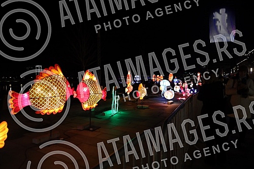 The celebration of the beginning of the Chinese New Year - the year of the tiger began with a festive fireworks display at 5 pm (ie at midnight Beijing time) on the Sava Promenade, in front of the Belgrade Gallery.Obelezavanje pocetka Kineske nove 