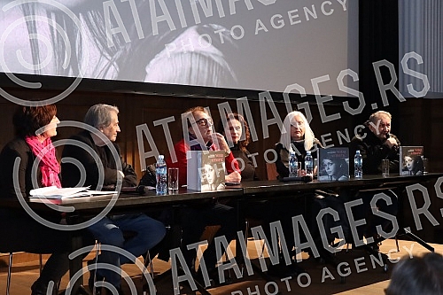 In the Great Hall of the Yugoslav Cinematheque, a promotion of the monograph on Neda Arneric 