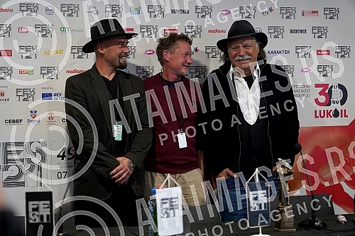 Press conference at the 49th Fest of the film crew 