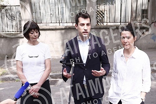 The press conference of the movement Ne davimo Beograd regarding the allegations about the 