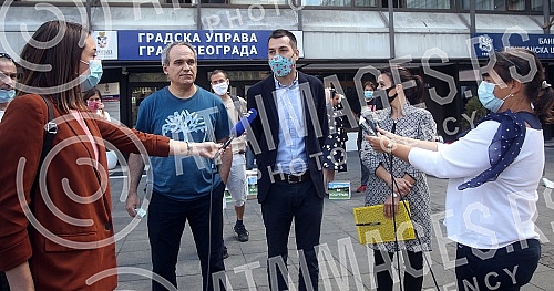 In the Secretariat for Urbanism and Construction Affairs, the initiative Not Drowning Belgrade submitted remarks and petitions regarding the development of a detailed regulation plan for the 