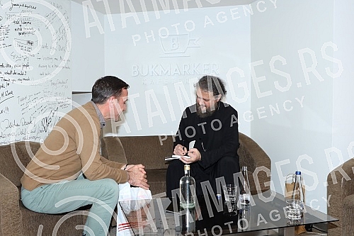 The promotion of Bishop Maksim's book 