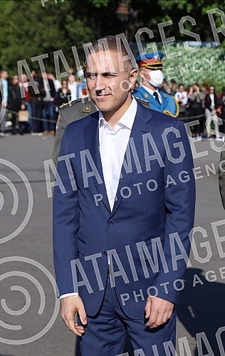 The two-day celebration of the Day of Victory over Fascism in the Second World War - May 9, began with the firing of honorary platoons of the Serbian Army from the Sava Terrace on Kalemegdan.Dvodnevno obelezavanja Dana pobede nad fasizmom u Drugom 