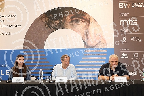 The press conference on the occasion of the fourth edition of the Opera on the Water, where the audience will be able to enjoy the outdoor musical and stage spectacle 