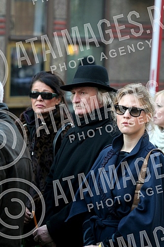 The funeral of Petar Kralj at the New Cemetery.Sahrana Petra Kralja  na Novom groblju.