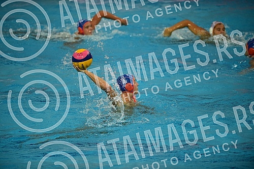 The match for the third place at the FINA World Junior Championship between the teams of Spain and the Netherlands was played at the pool on May 25. Milan Gale Muskatirovic.Mec za trece mesto na FINA Svetskom prvenstvo za juniore izmedju ekipa Span