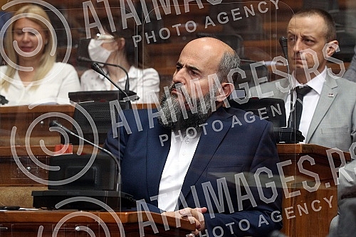 Tenth Extraordinary Session of the National Assembly of the Republic of Serbia in the Twelfth Convocation in the House of the National Assembly
Deseto vanredno zasedanje Narodne skupstine Republike Srbije u Dvanaestom sazivu u Domu Narodne skupstine Tenth Extraordinary Session of the National Assembly of the Republic of Serbia in the Twelfth Convocation in the House of the National Assembly
Deseto vanredno zasedanje Narodne skupstine Republike Srbije u Dvanaestom sazivu u Domu Narodne skupstine