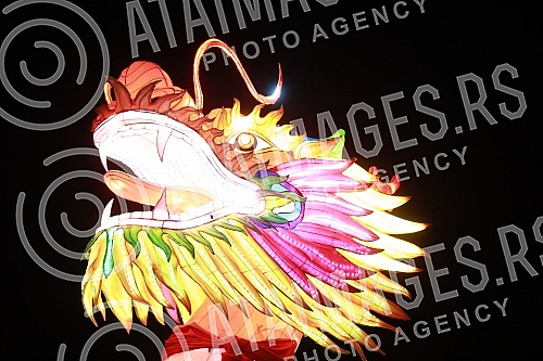 The celebration of the beginning of the Chinese New Year - the year of the tiger began with a festive fireworks display at 5 pm (ie at midnight Beijing time) on the Sava Promenade, in front of the Belgrade Gallery.Obelezavanje pocetka Kineske nove 