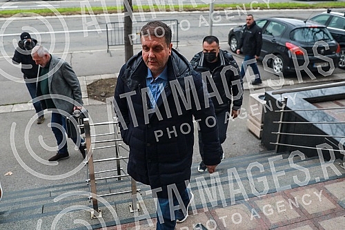Darko Saric arrived at the building of the Special Court in Belgrade in Ustanicka Street for the main trial, which is being held before the Court of Appeals. Darko Saric stigao je u zgradu Specijalnog suda u Beogradu u Ustanickoj ulici na glavni pr