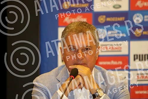 Promotion of the new head coach of the national team of Serbia Ljubisa Tumbakovic was held in the hotel 