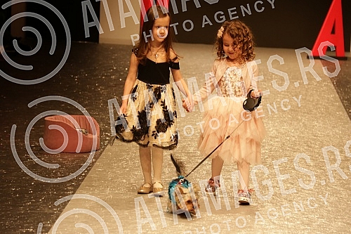 Fashion show of clothes for pets by Irena Atanaskovic.Modna revija odece za kucne ljubimce by Irena Atanaskovic.