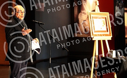 The presentation of the Lifetime Achievement Award Dobrica's Ring for 2021 to the family of Milan Lanet Gutovic was held at the Yugoslav Drama Theater, organized by the Association of Dramatic Artists of Serbia.Urucenje Nagrade za zivotno delo Dobr