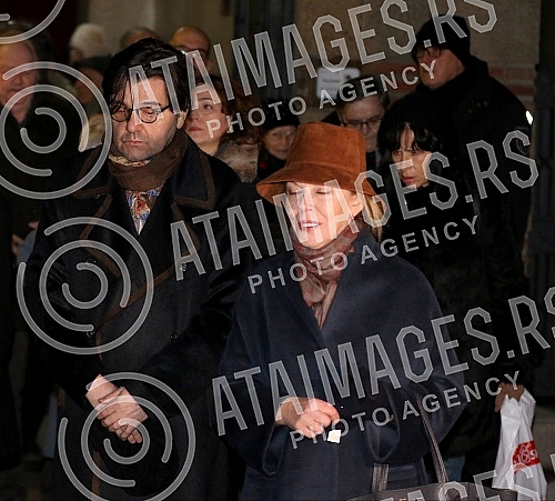 Burial - the cremation of the Serbian actress Neda Arneric held at the New Cemetery.Sahrana - kremacija srpske glumice Nede Arneric odrzana na Novom groblju.