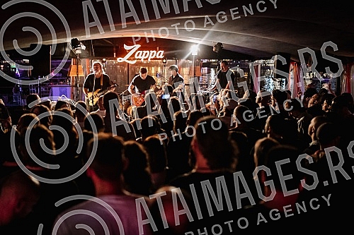 Rock musician - composer, singer, guitarist, songwriter Nikola Vranjkovic held a concert on the stage of the Zappa Barka, where he premiered songs from the latest mini-album 